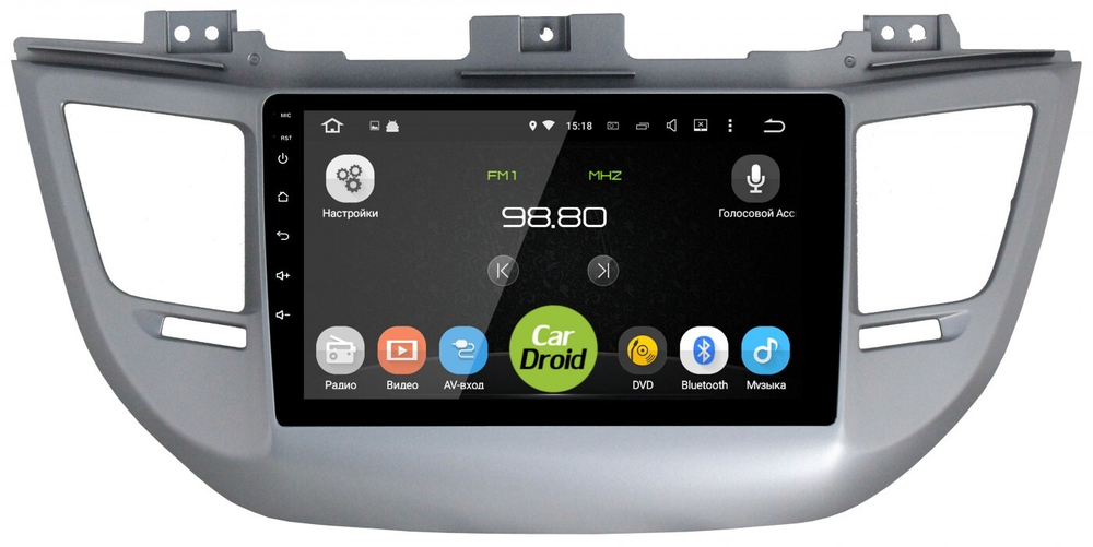 Магнитола для Hyundai Tucson 2016-2018 - Roximo RM-2013 Android 12, 8-ядер, 4/64Гб, SIM-слот