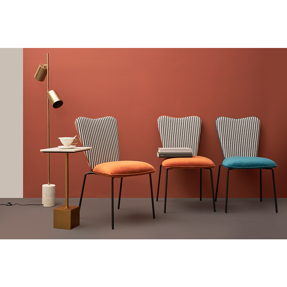 Стул Bergenson Bjorn Pompadour, велюр, терракотовый