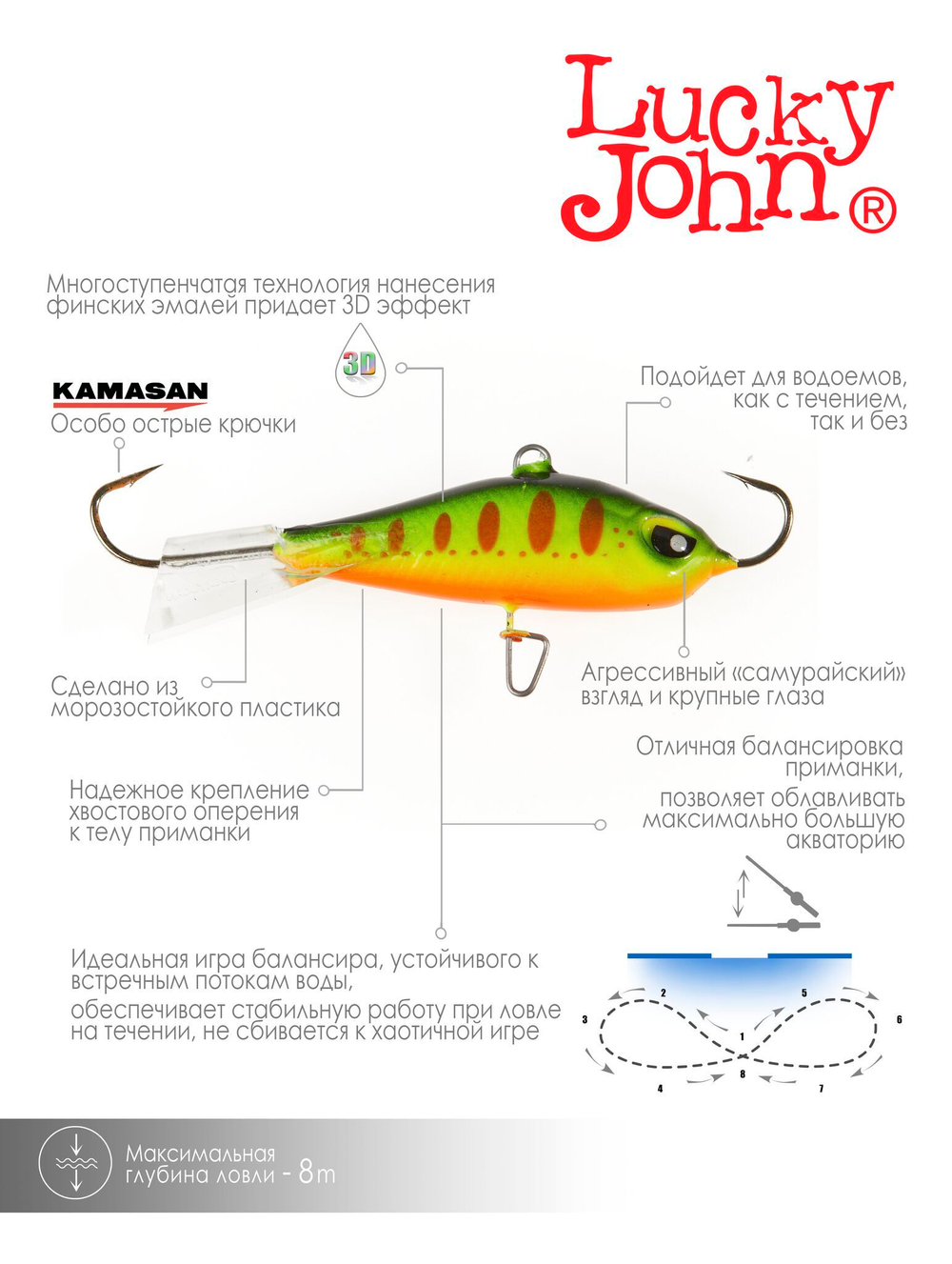Балансир Lucky John BALTIC 4 40мм/201