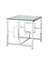 Журнальный столик 55*55 БРУКЛИН серебро