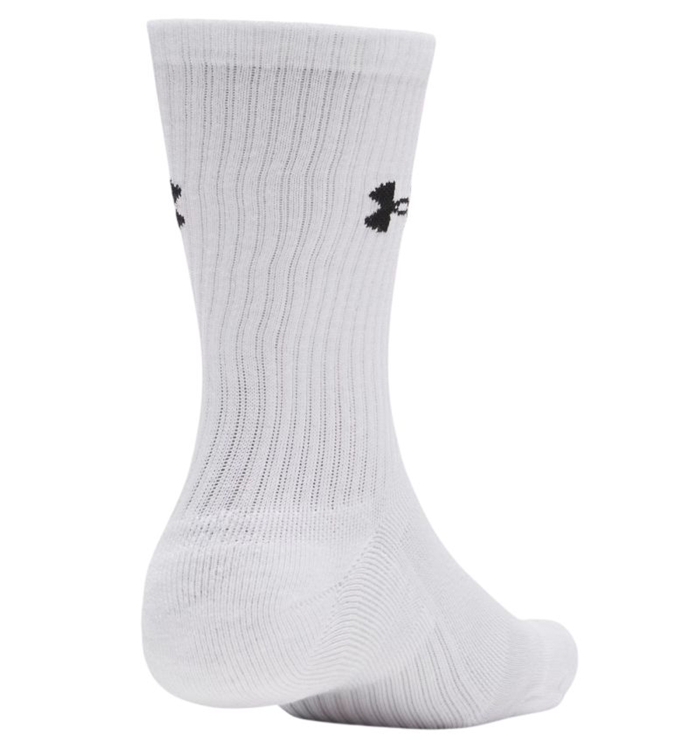 Теннисные носки Under Armour Performance Cotton 3P - white/steel