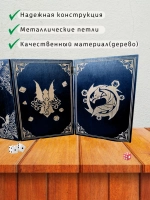Ширма мастера ДнД 5 секций "Дракон", подарок гм