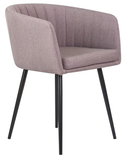 Стул обеденный DOBRIN ALINA, серая ткань (LAR-106D-25)