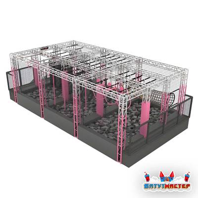 Развлекательный центр ниндзя парк «Империя силы», 11×6,6×3,5 м