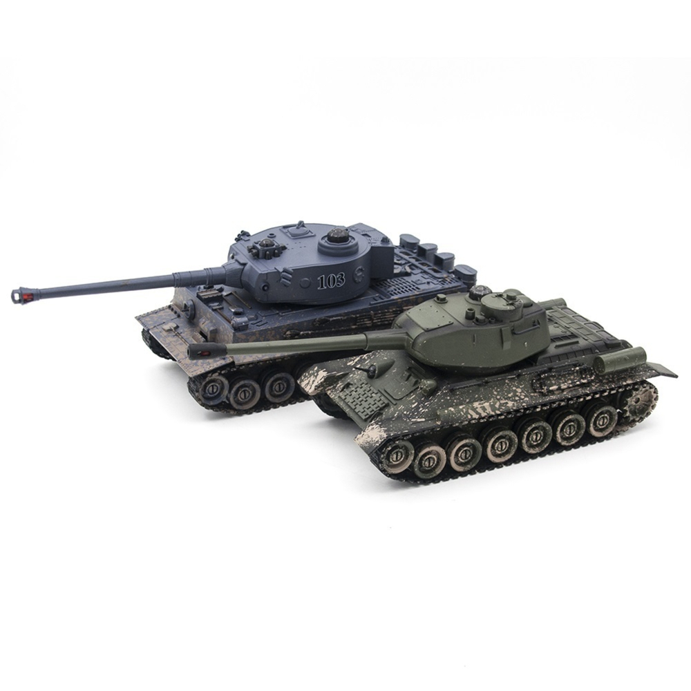 Радиоуправляемый танковый бой Zegan Т34 и Tiger масштаб 1:28 RTR 99824RU