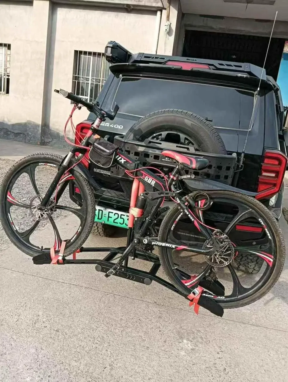 Крепление для велосипеда на TANK 400 Танк Велобагажник на фаркоп Крепление для велосипеда на авто Велокрепление