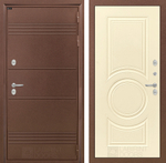 Дверь с терморазрывом входная Лабиринт Термо Лайт 23 Шампань софт