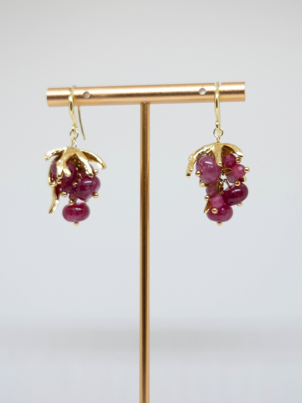 Серьги из турмалина