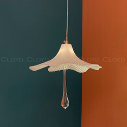 Подвесной светильник Cloyd SHANGRILA P1 / Ø16 см - керамика - золото (арт.11467)