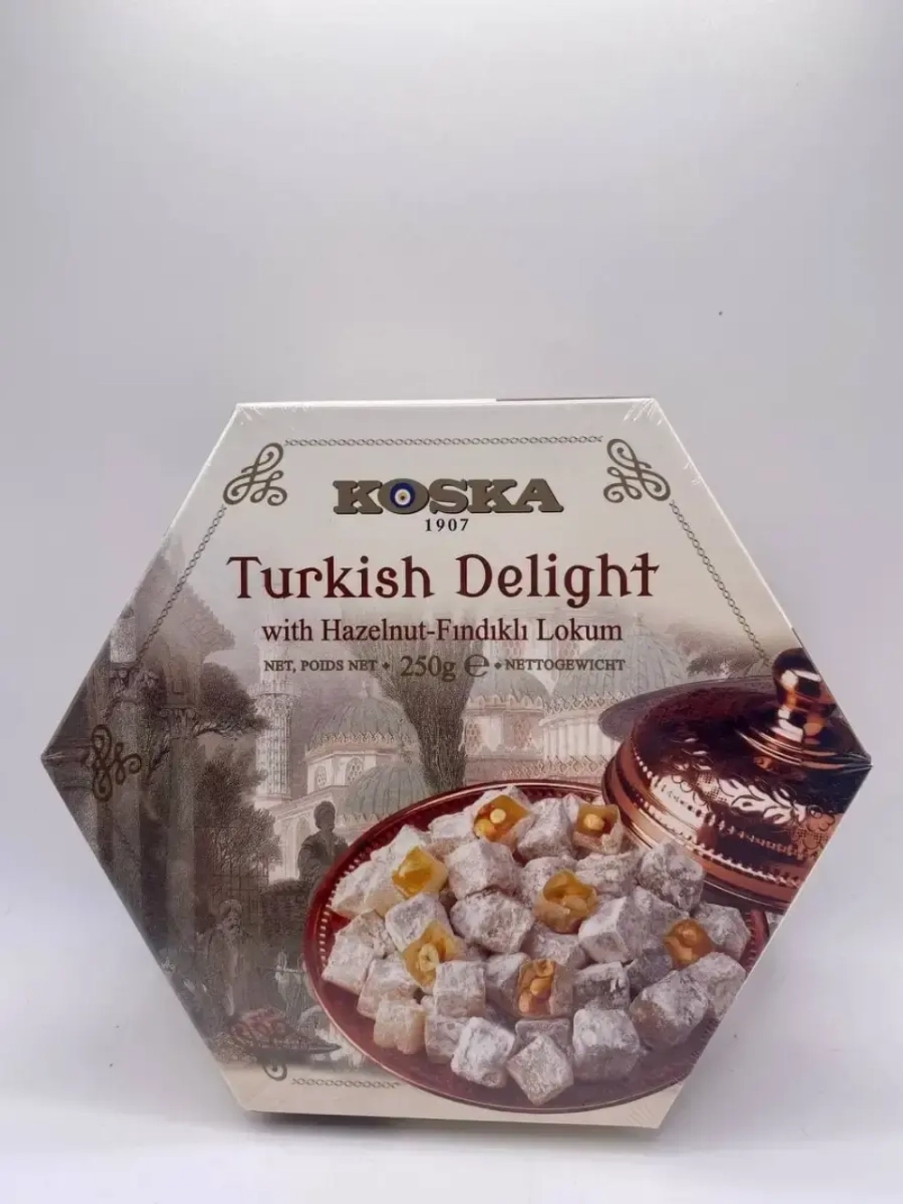 Турецкий Рахат-лукум ассорти вкусов/с орехами /классика
