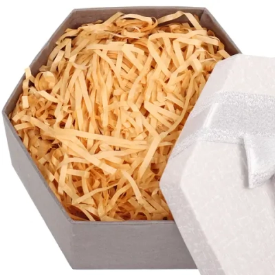 Наполнитель бумажный для подарков «Подарок близким» 50г , бежевый