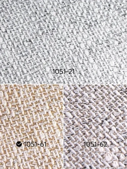 Обои виниловые флизелиновые Мешковина бежевая, метровые, для коридора (VILIA, 1015-61)