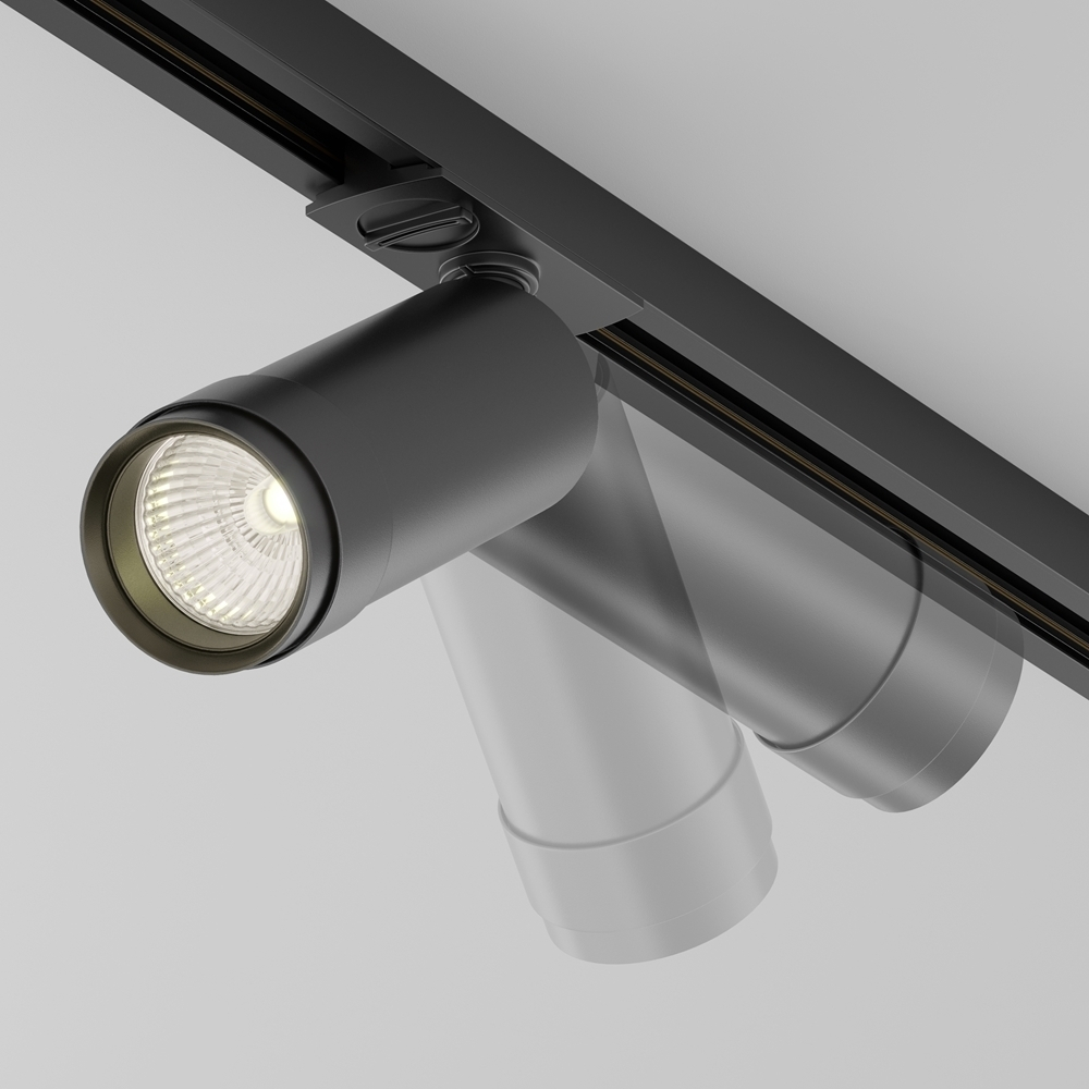 Трековые светильники однофазные Focus Led Zoom Unity черные 4000K 12Вт