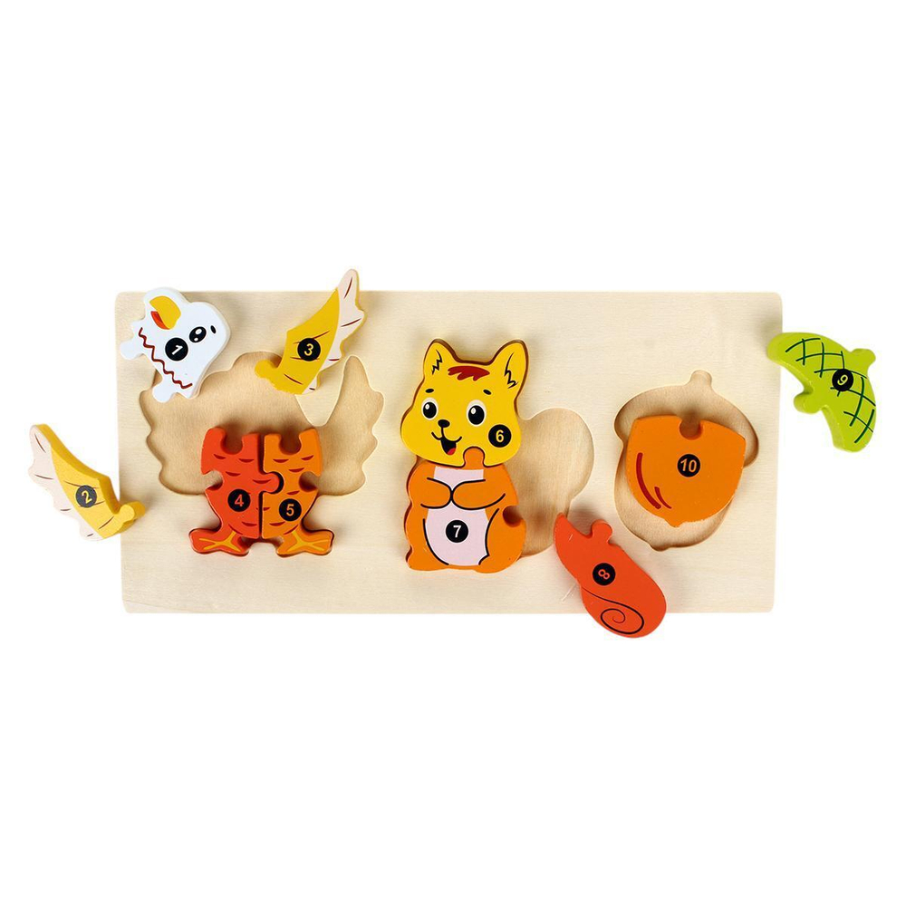 Развивающая игрушка деревянная Пазл по номерам 3 шт, C-41916