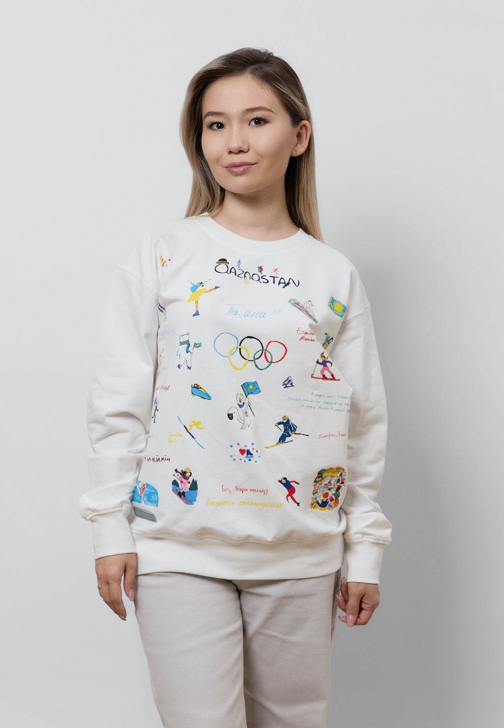 Свитшот OLYMPIC CHILD WHITE