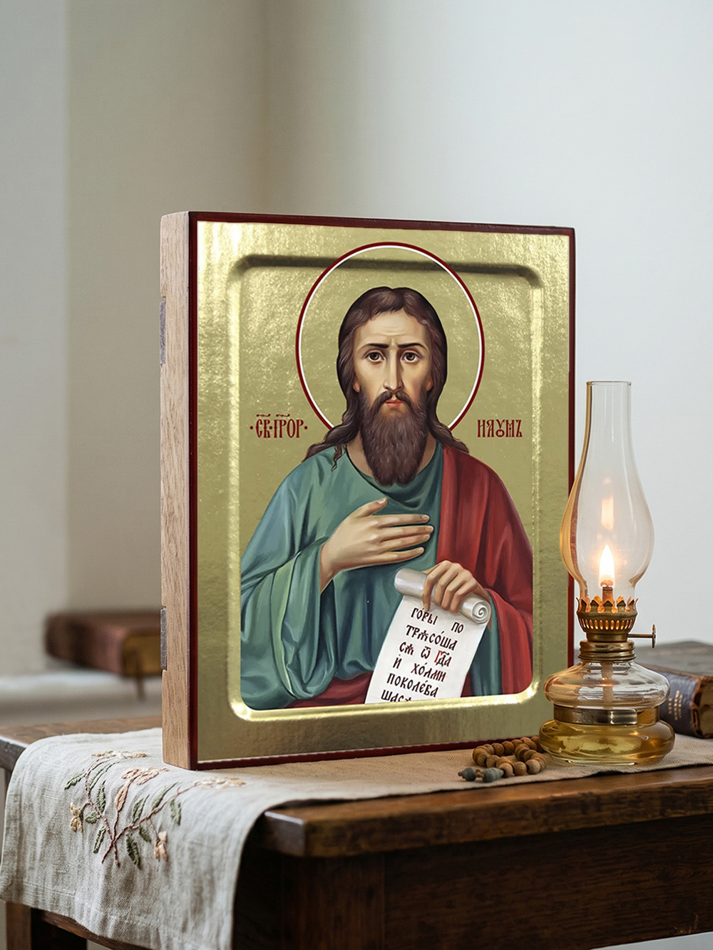 Икона Наума, пророка на дереве: 125 х 160 (Синопсисъ)