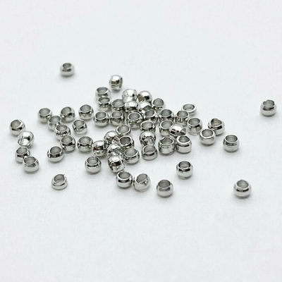 158-р Кримп 1,5мм, цвет - родий (10 шт.)