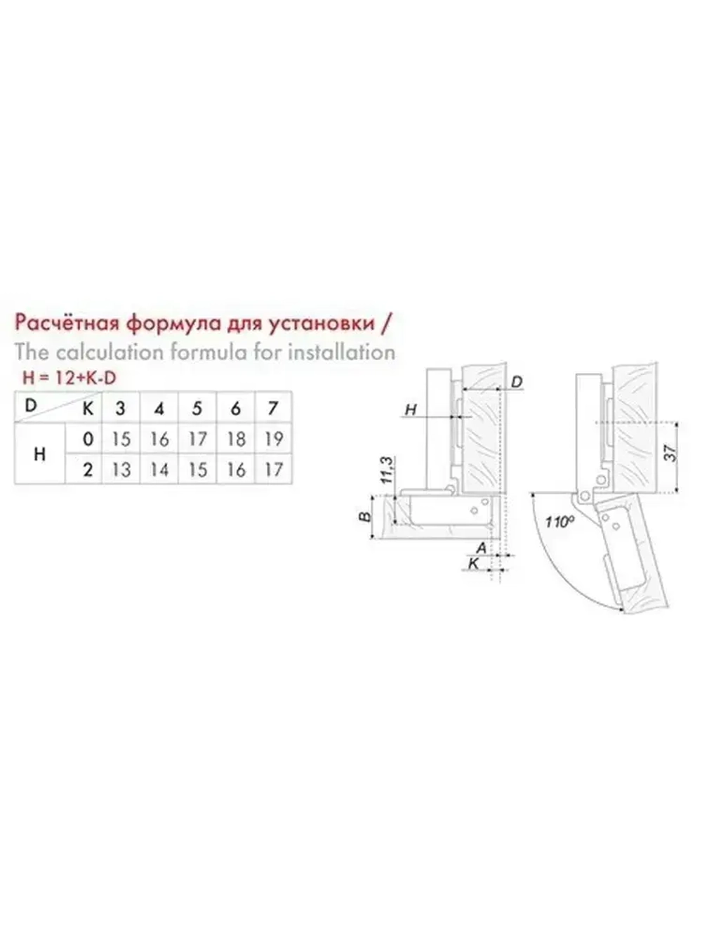 Петля накладная с доводчиком быстрого монтажа