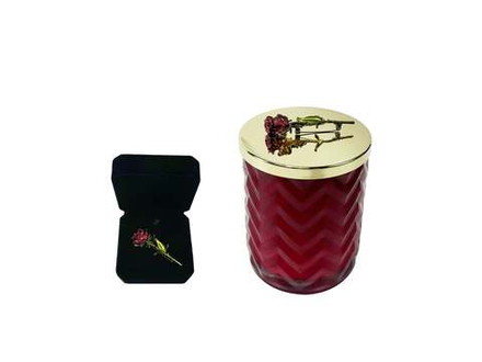Свеча ароматическая Cote Noire Herringbone Red & Red Rose