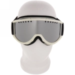 Очки горнолыжные SH001, белая оправа/серебристая линза