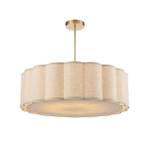 8287/7 PROVENCE золотой/бежевый, металл/текстиль Люстра потолочная Е14 7*40W 220V KORTNI