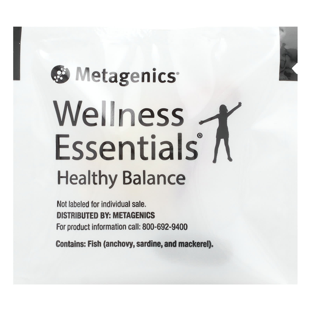 Metagenics, Wellness Essentials, здоровый баланс, 30 пакетиков