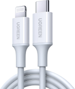 Кабель Ugreen Lightning (M), USB TypeC (M) белый