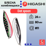 Блесна колеблющаяся HIGASHI Dot spoon 24g #08