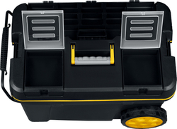 STAYER BIGPRO, 620 х 370 х 420 мм, (24.5″), пластиковый ящик-тележка для инструментов, Professional (38107-24)