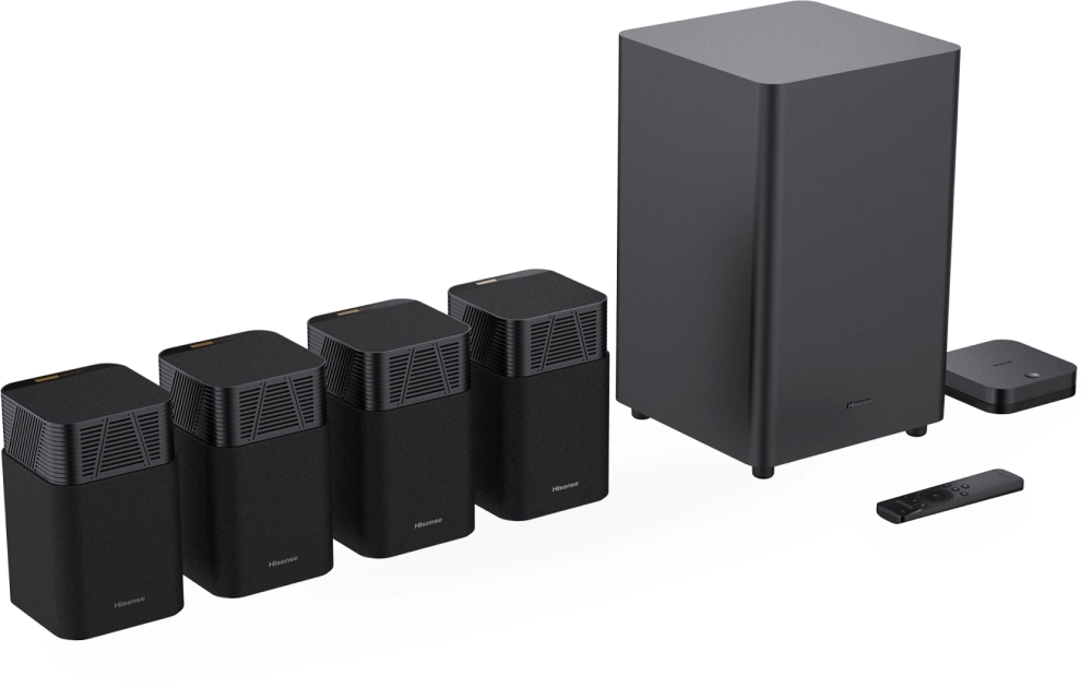 Саундбар Hisense HT SATURN 4.1.2 480Вт+240Вт черный