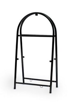 Стойка рекламная 1300х660 мм черная полукруглая, поле 1170х597 мм