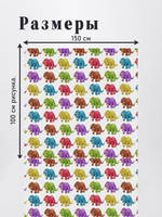 Оксфорд с принтом 2 метра №3 600 D
