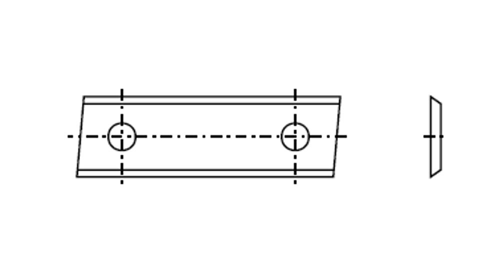 HM нож сменный TIGRA 50x12x1,5x T04F-CR LH