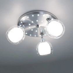 Citilux Самба CL158132 Люстра с поворотными плафонами Алюминий Хром