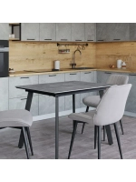 Стол кухонный Серый 100х80х74 см