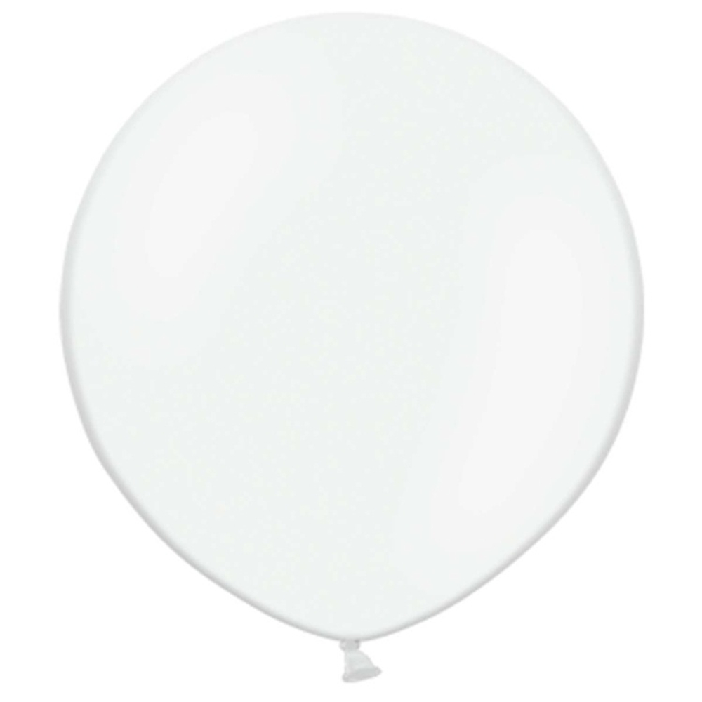 Шар латексный Экстра Пастель 90 см (Белый)
