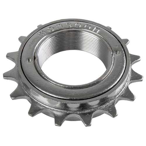 Кассета трещ. 1ск. (5-700136) для Singlespeed 1/2x1/8" 16зуб. резьба BSA шарикоподш. хромированная, серебристая