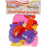 Воздушные шары 25 шт, 10»/25см «Волшебная на всю голову», (микс)