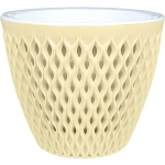 Кашпо для цветов пластиковое 3л d-17,1см «Версаль» Желтый