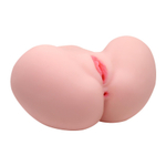 Реалистичный мастурбатор «Жура» - вагина и анус (Цвет: телесный)