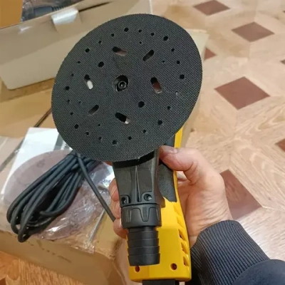 Затирочная машинка HYVST ks-02-150-2.5(ход 2.5мм) многофункциональный Электрическая эксцентриковая бесщеточная шлифмашинка