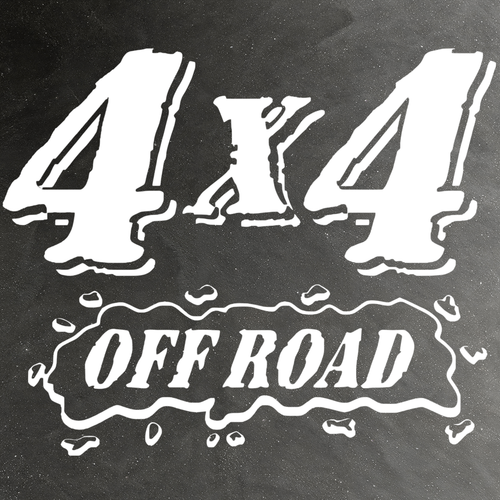 Виниловая наклейка на авто "4х4 Off road"