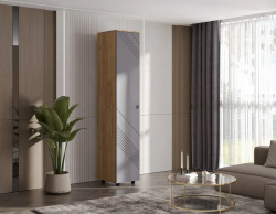 Шкаф-пенал «Байкал» Графит 40 см