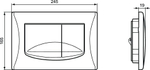 Панель Смыва Ideal Standard PROSYS SOLEA R0109AA