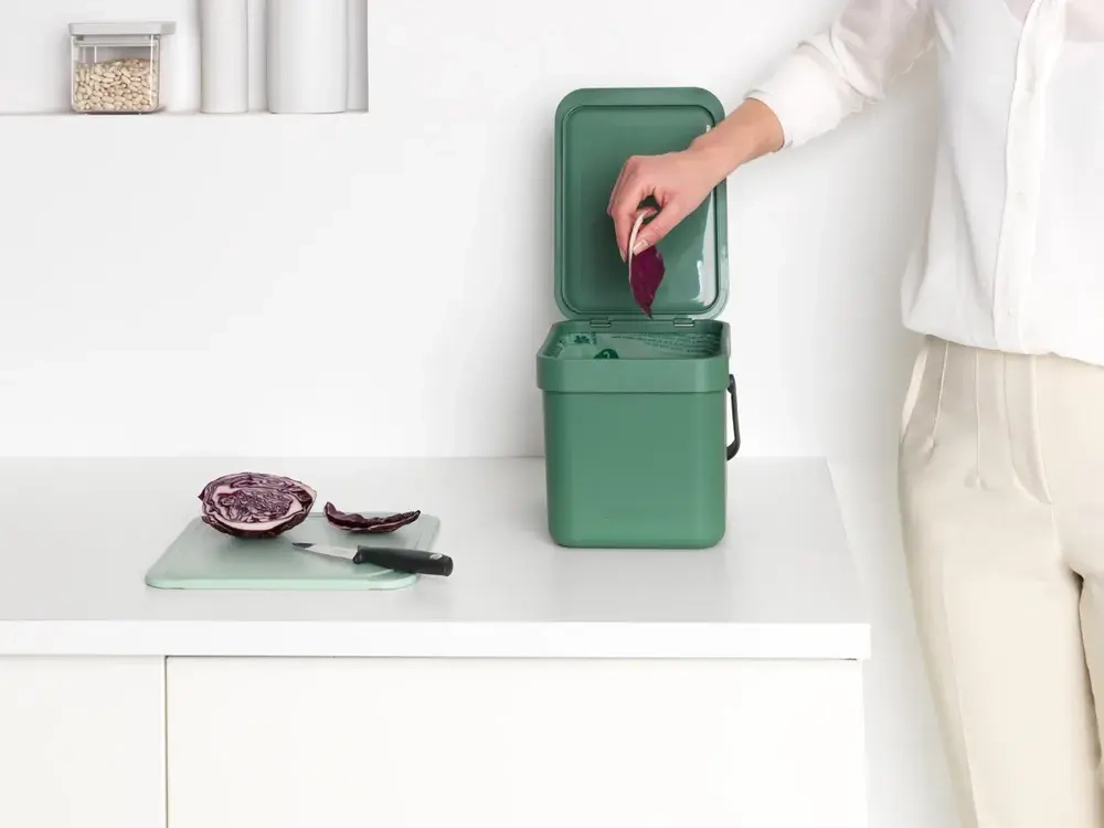 Brabantia Контейнер для мусора Sort & Go 6л зеленый