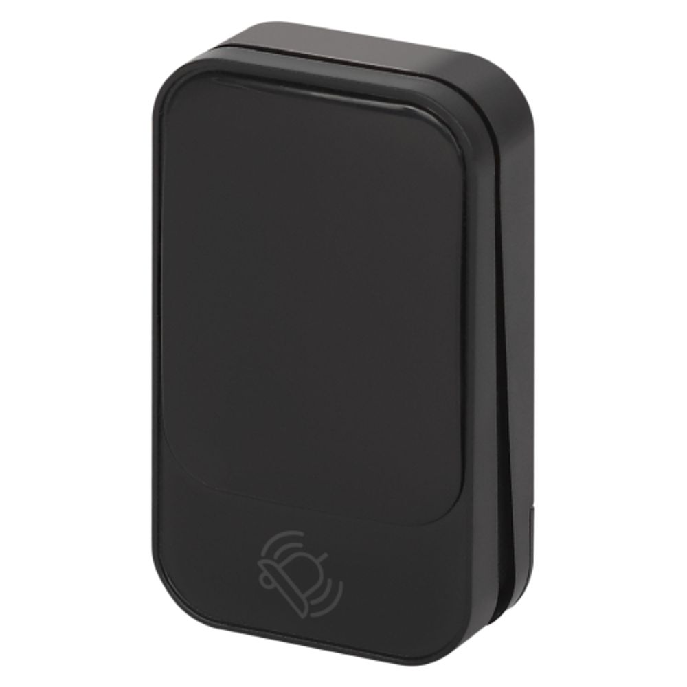 Звонок дверной ЭРА KINETIC C102 беспроводной LED подсветка от сети чёрный 38 мелодий