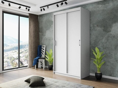 Шкаф-купе Ираида 2 Белый Фасадный 0101  140*50*220