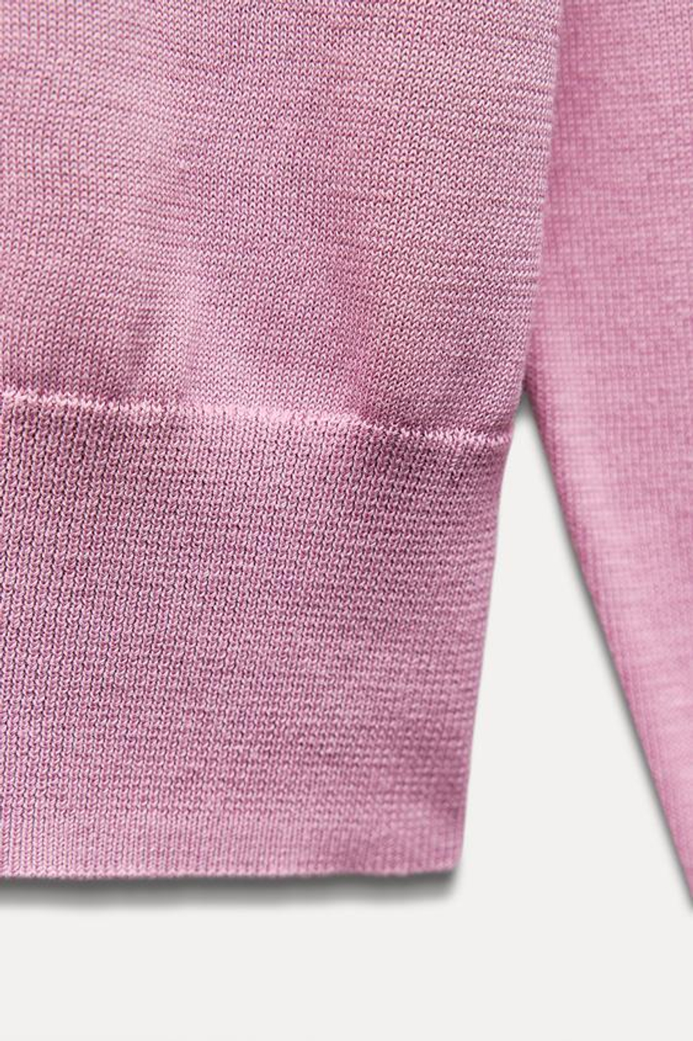 ZARA ОДНОТОННЫЙ ТРИКОТАЖНЫЙ КАРДИГАН С ЗОЛОТИСТЫМИ ПУГОВИЦАМИ, ПУДРОВО-РОЗОВЫЙ