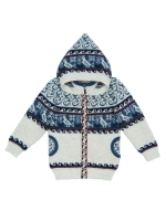 Кофта вязаная с капюшоном