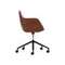 Рабочее кресло на колесиках Tissiana коричневое